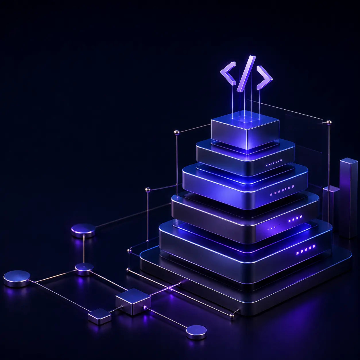 Performance-focused website development concept